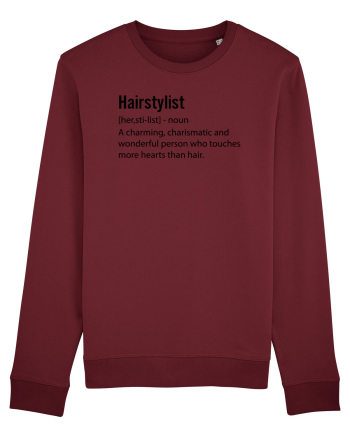Hairstylist Burgundy