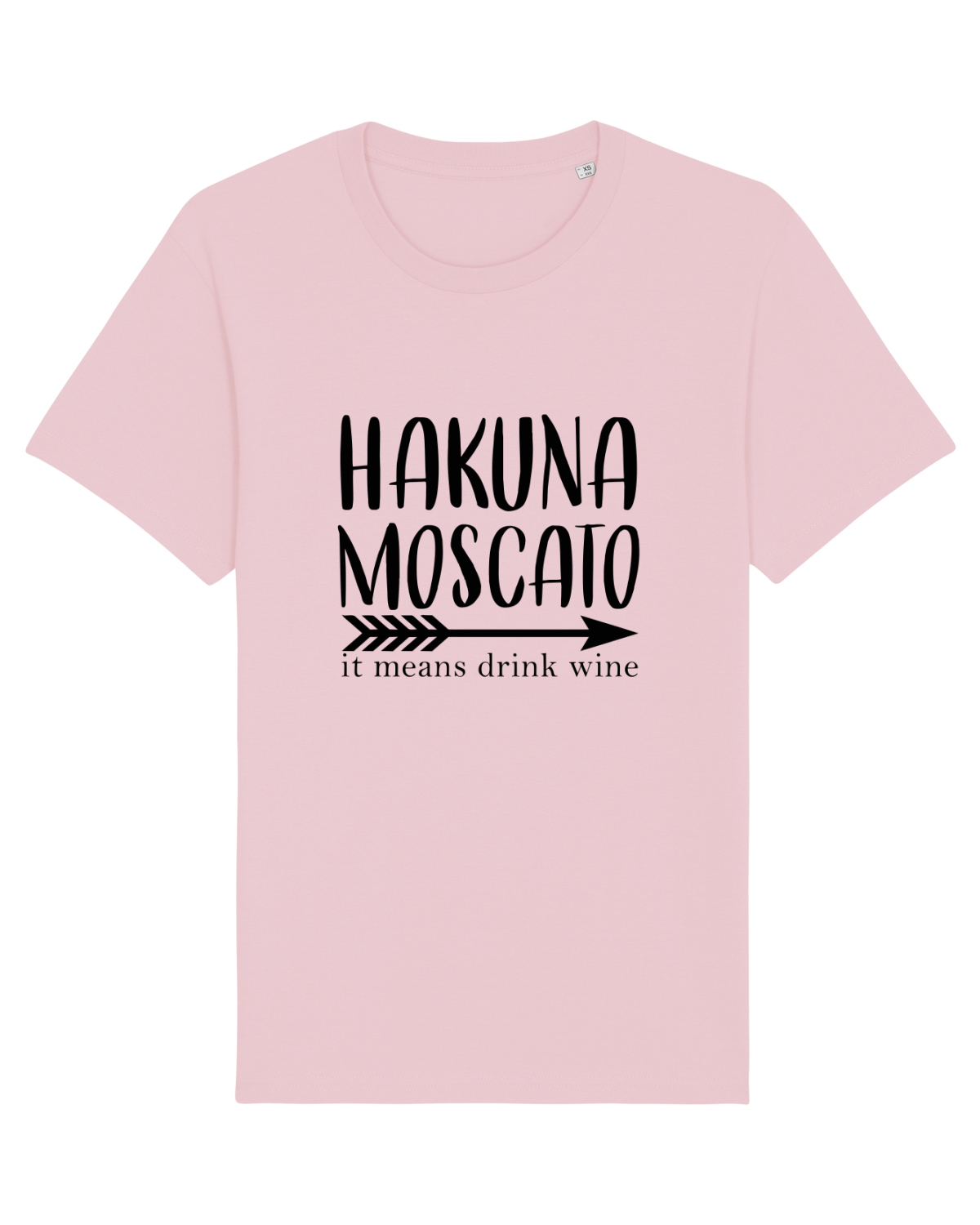 Tricou mânecă scurtă Unisex Rocker Cotton Pink