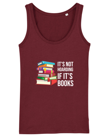 Hoarding Books Burgundy