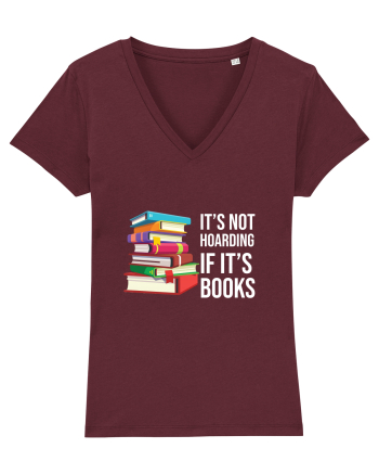 Hoarding Books Burgundy