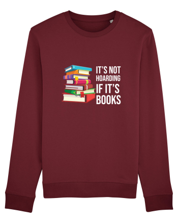 Hoarding Books Burgundy