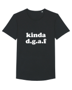IDGAF Tricou mânecă scurtă guler larg Bărbat Skater