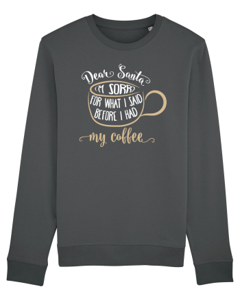 Spun prostii înainte de cafea Anthracite