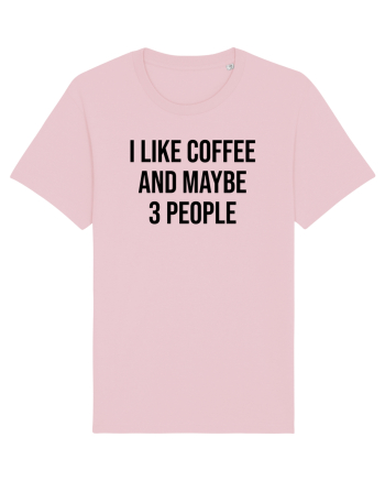 I Like Coffee Cotton Pink
