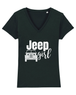 Jeep Girl Tricou mânecă scurtă guler V Damă Evoker