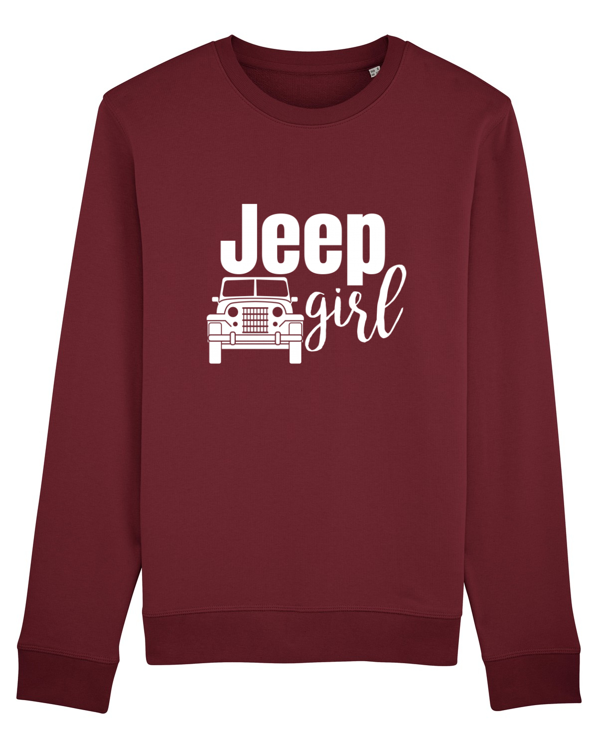 Bluză mânecă lungă Unisex Rise Burgundy