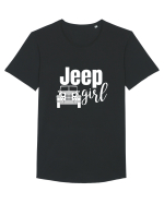 Jeep Girl Tricou mânecă scurtă guler larg Bărbat Skater