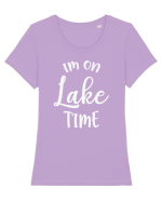 Lake Time Tricou mânecă scurtă guler larg fitted Damă Expresser