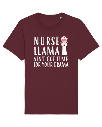 Llama Nurse Burgundy