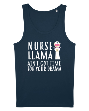 Llama Nurse Navy