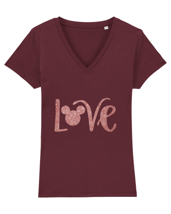 Love Disney Burgundy