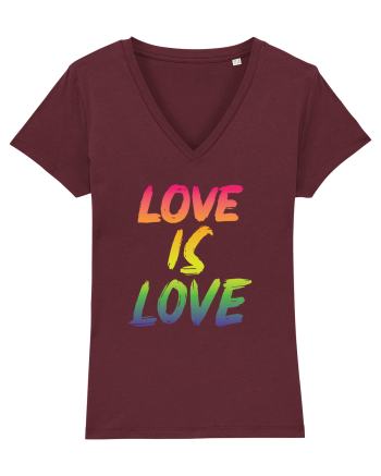Love is Love Burgundy
