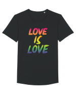 Love is Love Tricou mânecă scurtă guler larg Bărbat Skater