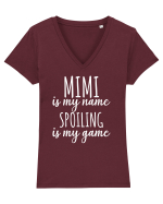 Mimi Tricou mânecă scurtă guler V Damă Evoker