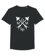 Mom Life Tricou mânecă scurtă guler larg Bărbat Skater