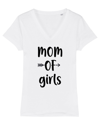 Mom OF gIRLS White