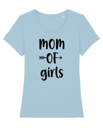 Mom OF gIRLS Sky Blue