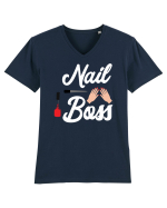 Nail Boss Tricou mânecă scurtă guler V Bărbat Presenter