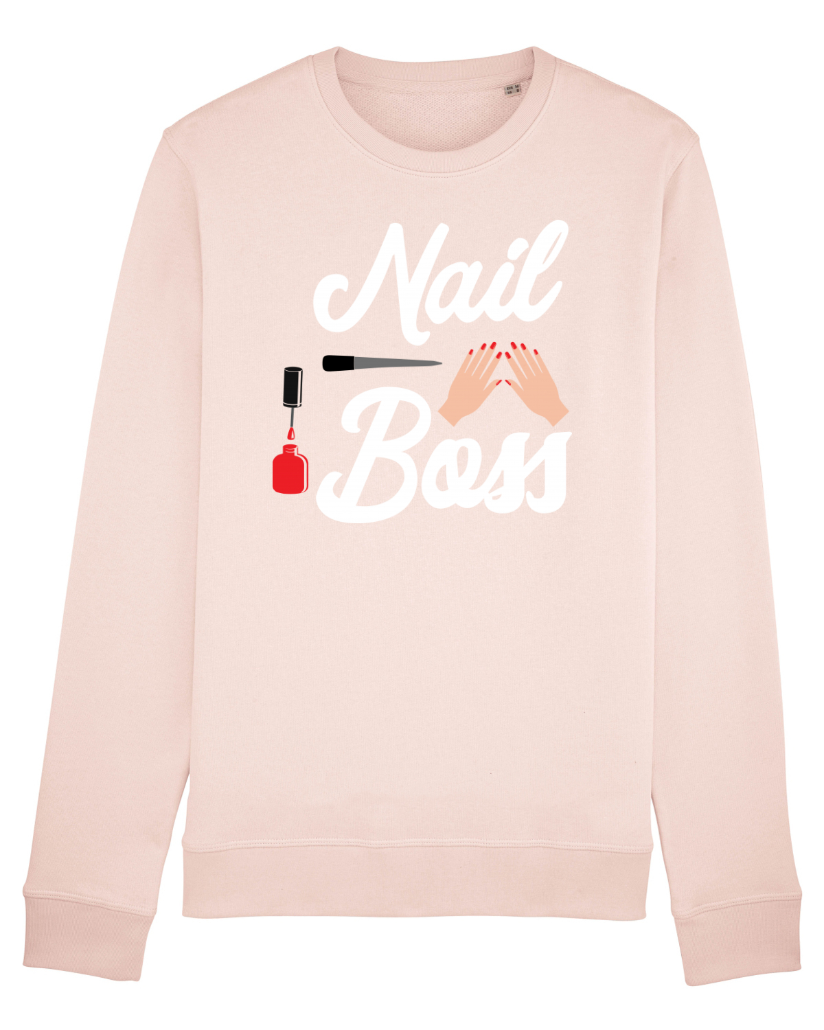 Bluză mânecă lungă Unisex Rise Candy Pink
