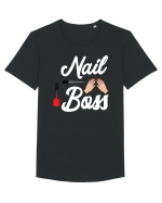 Nail Boss Tricou mânecă scurtă guler larg Bărbat Skater