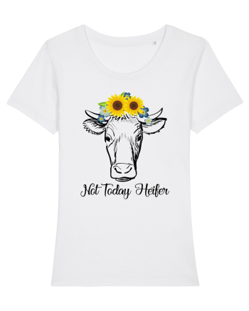 Not Today Cow White