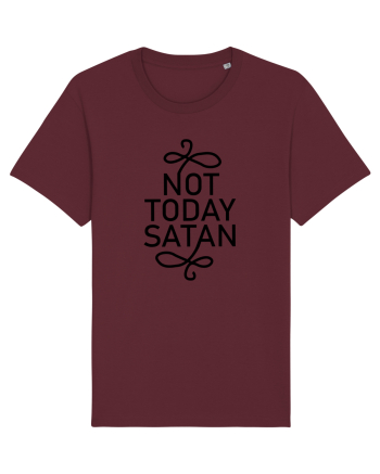 Not Today Satan Burgundy