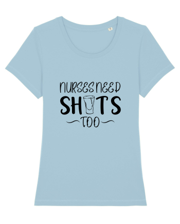Nurses Shots Sky Blue