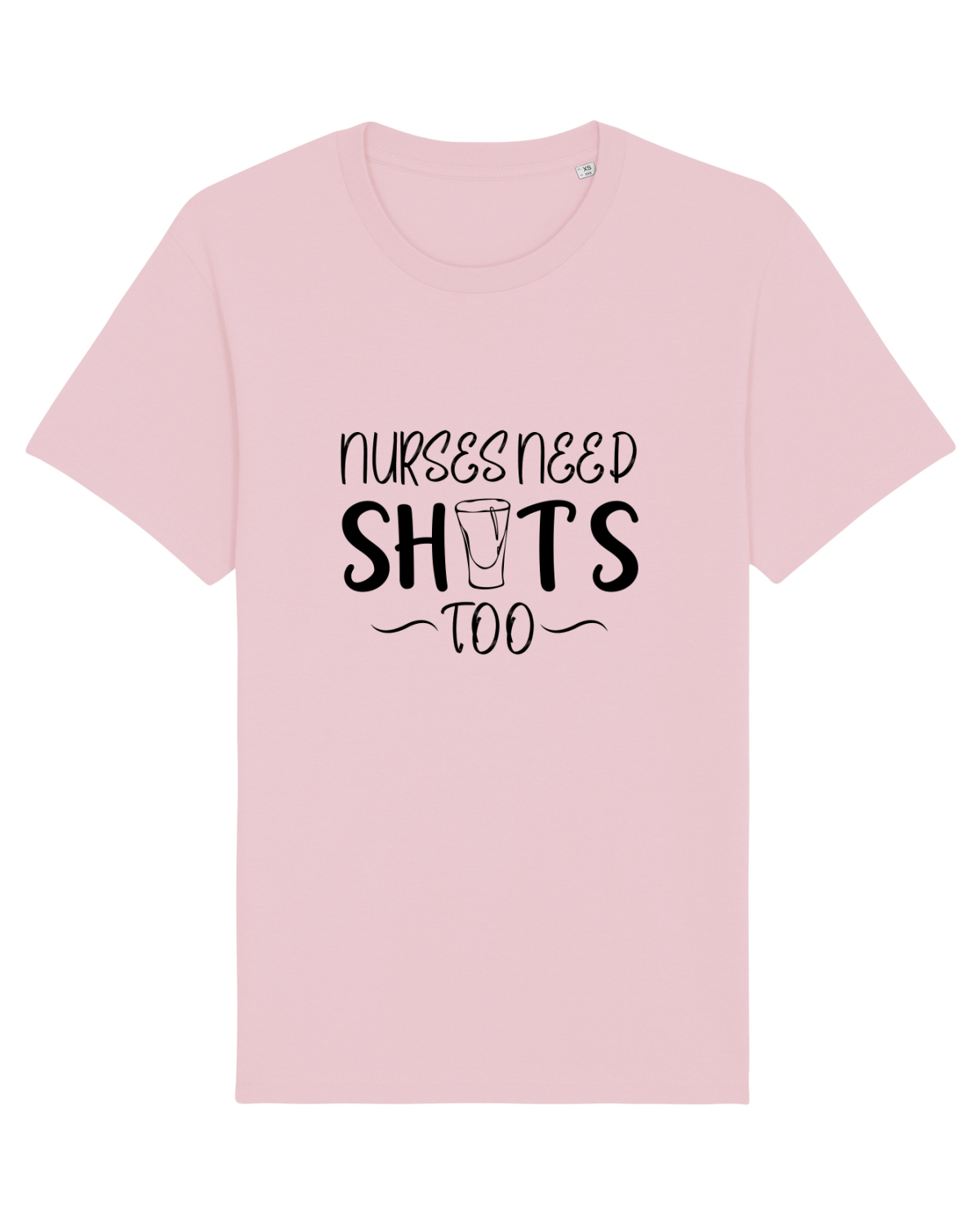 Tricou mânecă scurtă Unisex Rocker Cotton Pink
