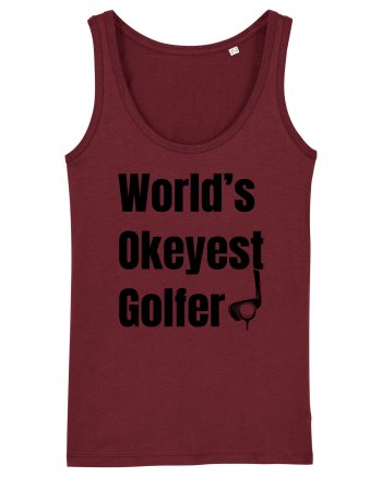 Okeyest Golfer Burgundy