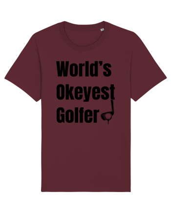 Okeyest Golfer Burgundy