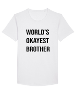 Okayest Brother Tricou mânecă scurtă guler larg Bărbat Skater