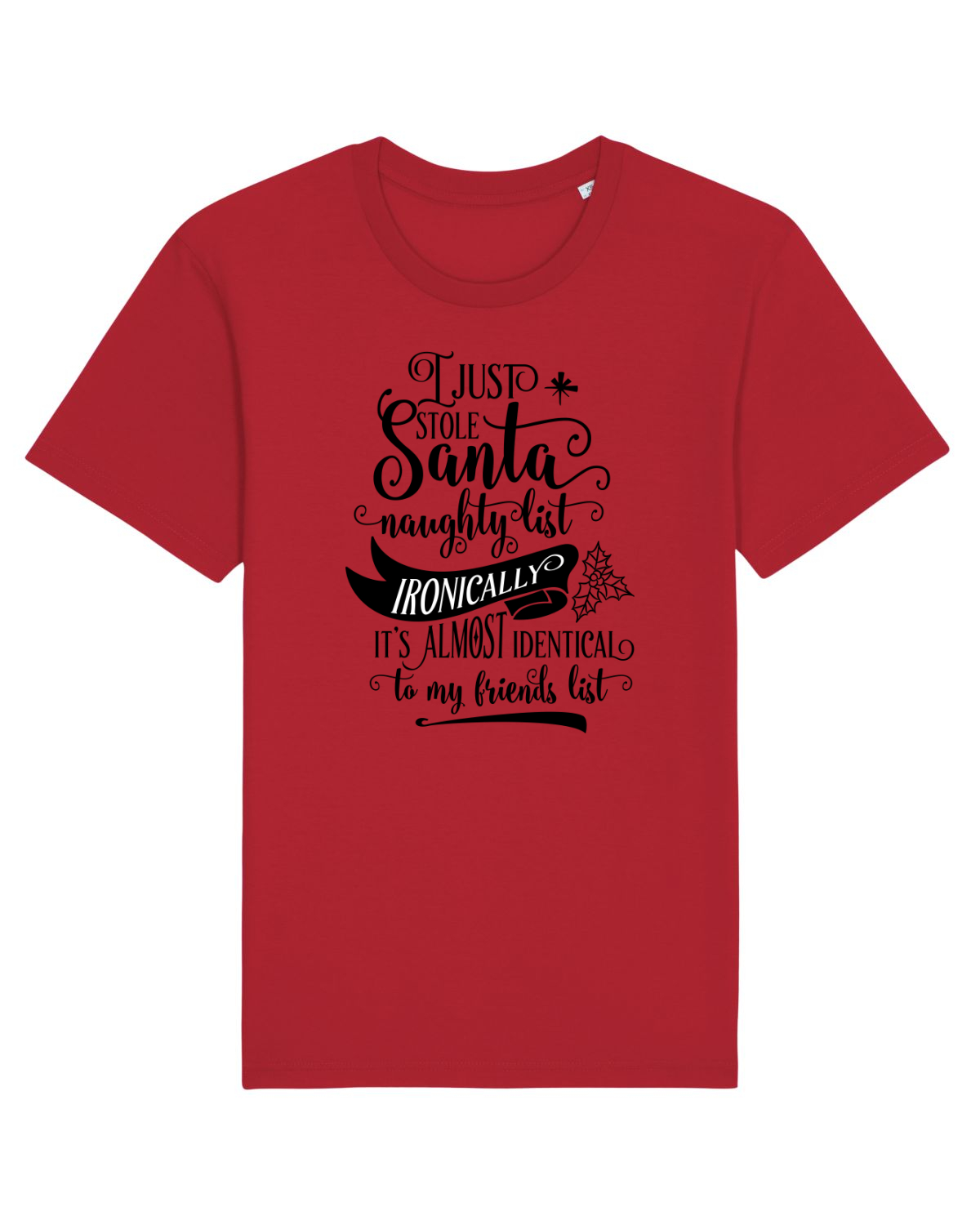 Tricou mânecă scurtă Unisex Rocker Red