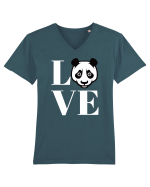 Panda Love Tricou mânecă scurtă guler V Bărbat Presenter