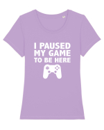 Pause Game Tricou mânecă scurtă guler larg fitted Damă Expresser