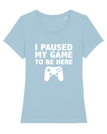 Pause Game Sky Blue