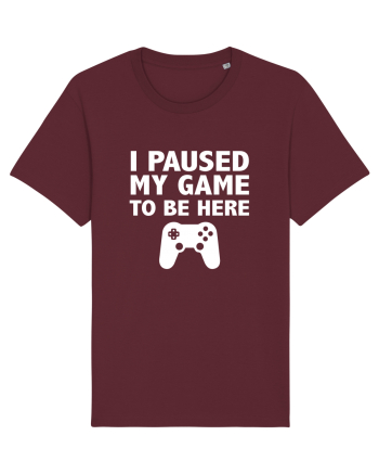 Pause Game Burgundy