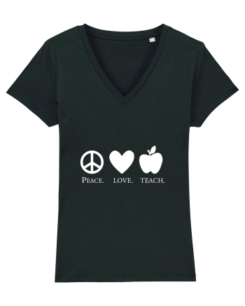 Peace Love Teach Black