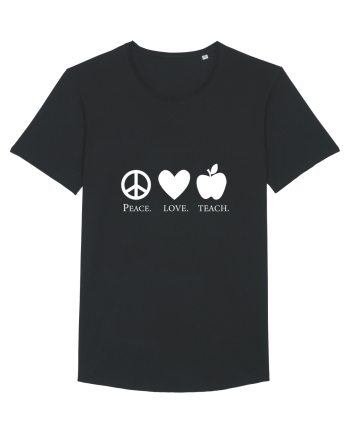 Peace Love Teach Black