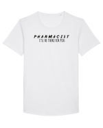 Pharmacist Tricou mânecă scurtă guler larg Bărbat Skater