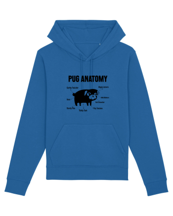 Pug Anatomy Royal Blue