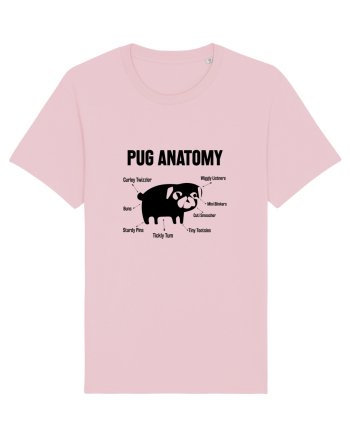 Pug Anatomy Cotton Pink