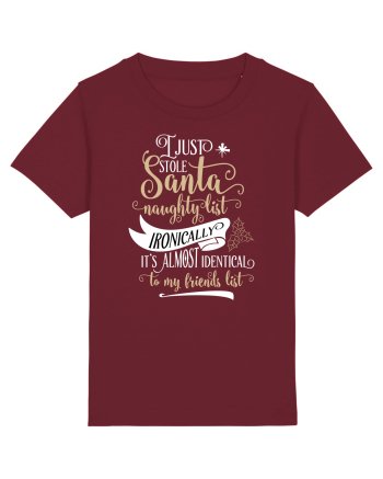 Lista lui Moș Crăciun Burgundy