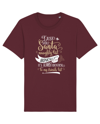 Lista lui Moș Crăciun Burgundy