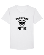Show your Pitties Tricou mânecă scurtă guler larg Bărbat Skater