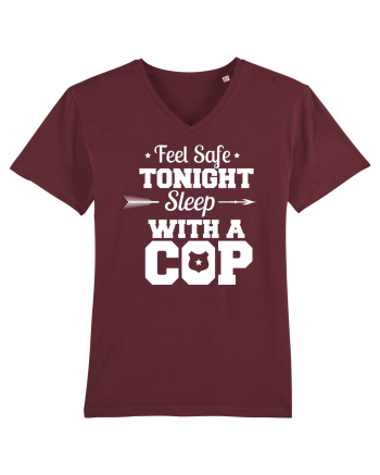 Sleep With A Cop Burgundy