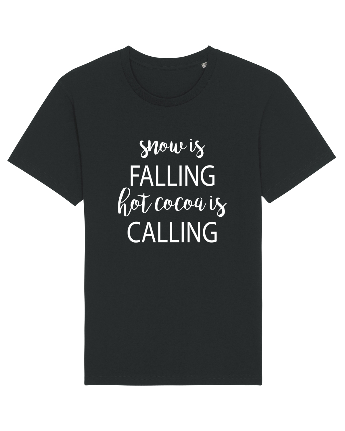 Tricou mânecă scurtă Unisex Rocker Black