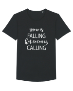 Snow is Falling Tricou mânecă scurtă guler larg Bărbat Skater