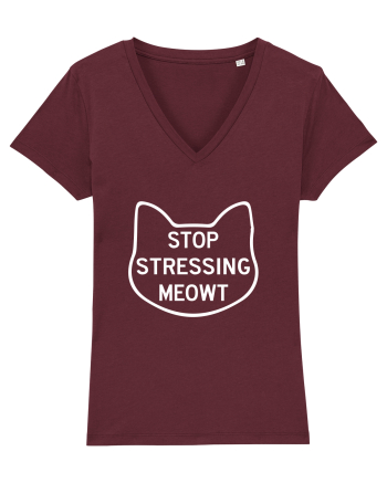 Stop Stress Burgundy