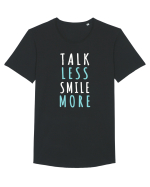 Talk Less Smile More Tricou mânecă scurtă guler larg Bărbat Skater