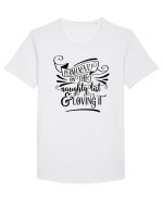 Permanent pe “lista neagră” Tricou mânecă scurtă guler larg Bărbat Skater